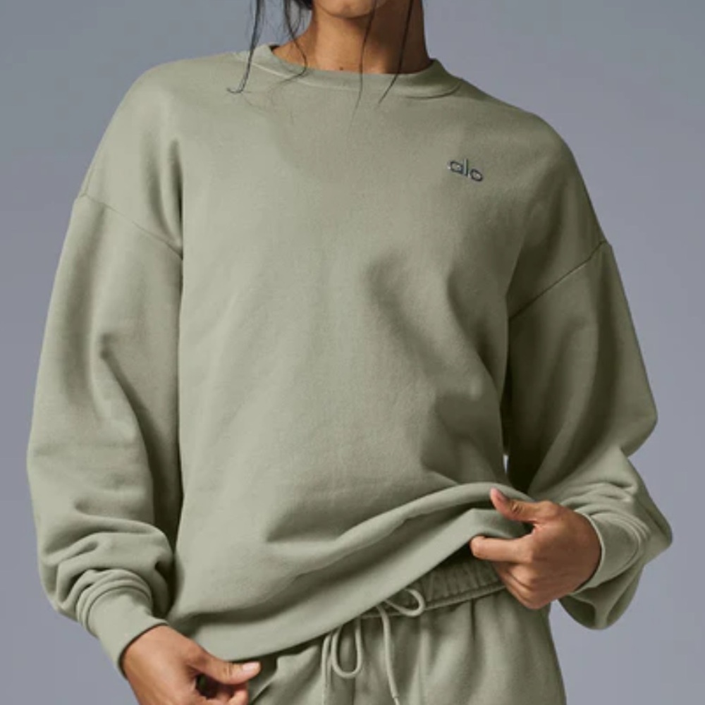NWT Alo sweatshirt size medium in the color limestone